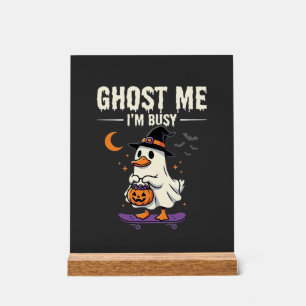 Halloween-Geist-Enten-Skateboard-Design_1 Acrylschild