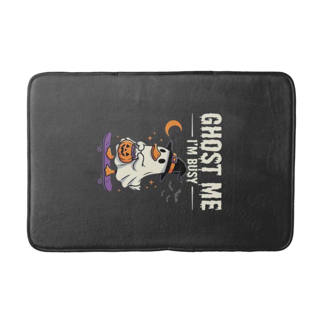 Halloween-Geist-Enten-Skateboard-Design_1 Badematte (Vorderseite)
