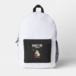 Halloween-Geist-Enten-Skateboard-Design_1 Bedruckter Rucksack