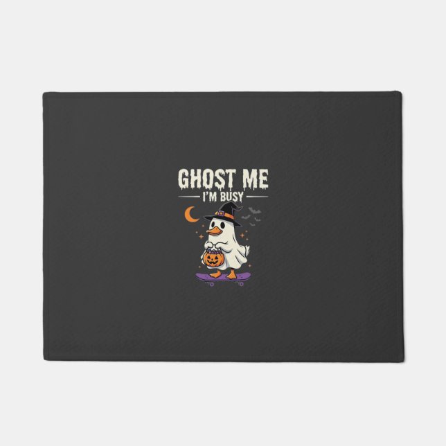 Halloween-Geist-Enten-Skateboard-Design_1 Fußmatte (Vorderseite)