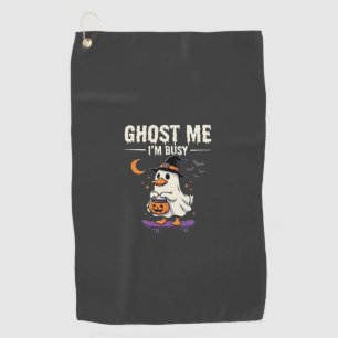 Halloween-Geist-Enten-Skateboard-Design_1 Golfhandtuch