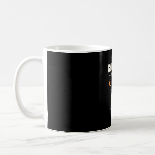 Halloween-Geist-Enten-Skateboard-Design_1 Kaffeetasse (Links)