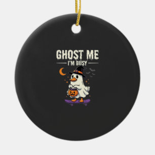 Halloween-Geist-Enten-Skateboard-Design_1 Keramik Ornament