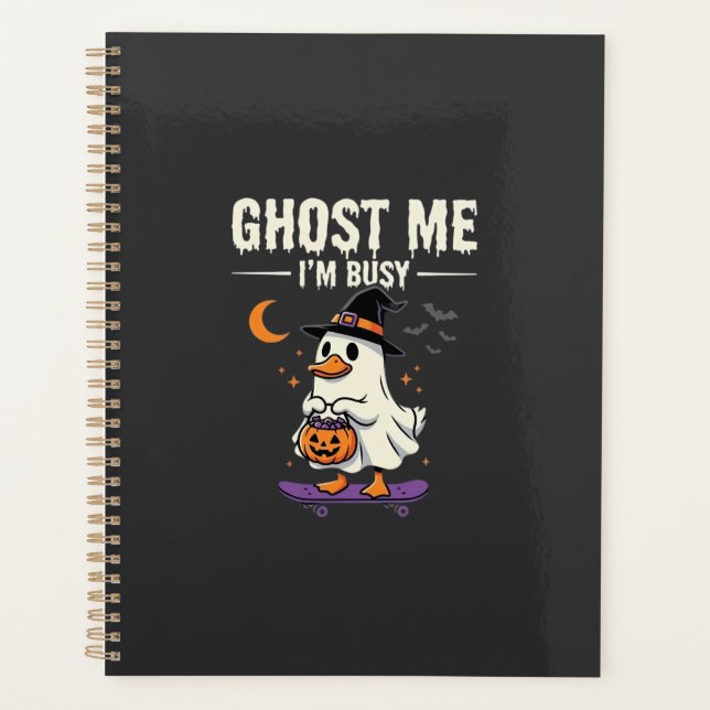 Halloween-Geist-Enten-Skateboard-Design_1 Planer (Vorderseite)