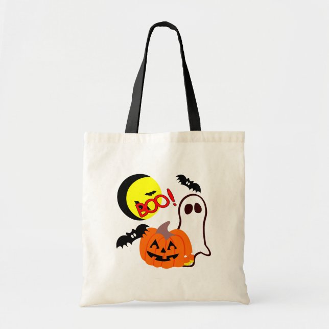 Halloween-Geist-Freunde Tragetasche (Vorne)
