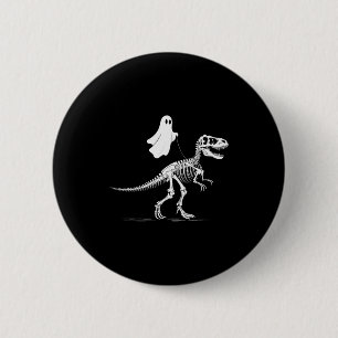 Halloween-Geist gehender Dinosaurier-Skelett T Rex Button