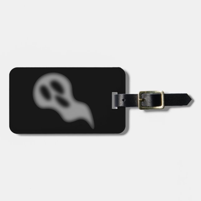 Halloween-Geist-Gepäckanhänger Gepäckanhänger (Vorderseite horizontal)
