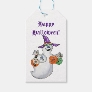 Halloween-Geist-Geschenk-Umbauten Geschenkanhänger
