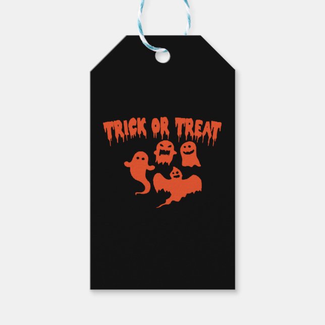 HALLOWEEN-GEIST                            GESCHENKANHÄNGER (Vorderseite)