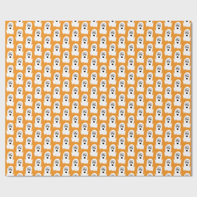 Halloween-Geist Geschenkpapier (Flach)