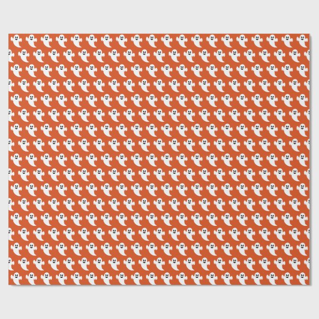 Halloween-Geist Geschenkpapier (Flach)