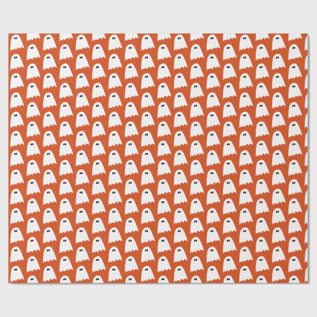 Halloween-Geist Geschenkpapier (Flach)