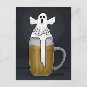 Halloween Geist Gespenst Feiertagspostkarte