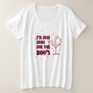 Halloween Geist Große Größe T-Shirt