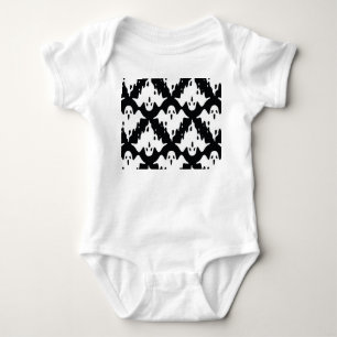 Halloween-Geist Grusel nahtloses Muster Baby Strampler