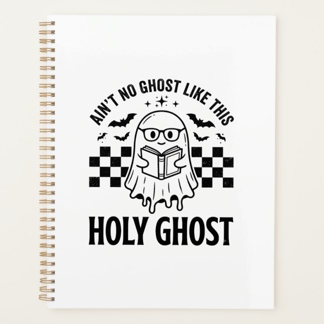 Halloween-Geist Heiliger Geist Lustig Vintage Scha Planer (Vorderseite)
