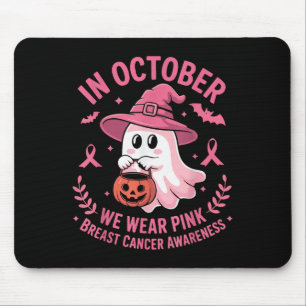 Halloween-Geist Im Oktober tragen wir Nk Brustkreb Mousepad