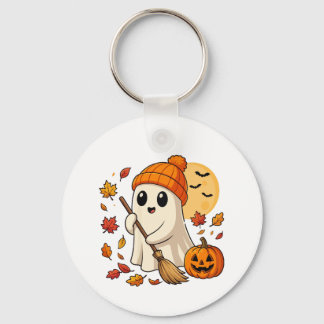 Halloween-Geist Kaffee Kürbis Grusel Saison Frauen Schlüsselanhänger