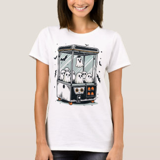 Halloween-Geist-Kralle-Maschine Gruselige Arcade-K T-Shirt