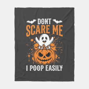 Halloween-Geist-Kürbis-Design "Mach mir keine Angs Fleecedecke