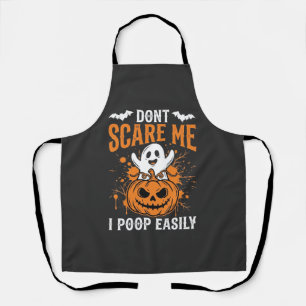Halloween-Geist-Kürbis-Design "Mach mir keine Angs Schürze