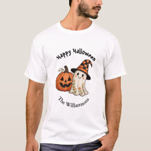 Halloween-Geist-Kürbis T-Shirt