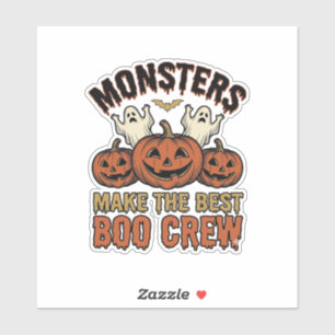 Halloween-Geist-Kürbis-vintage-Gravur-lustiges Te Aufkleber