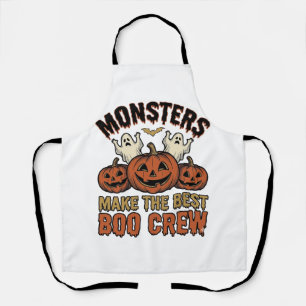 Halloween-Geist-Kürbis-vintage-Gravur-lustiges Te Schürze