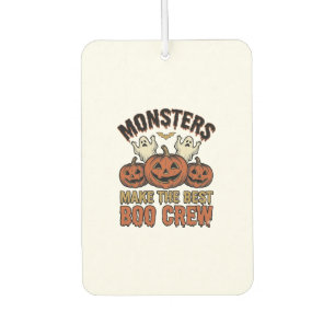 Halloween-Geist-Kürbis-Vintage-Stickerei Lustiges  Autolufterfrischer