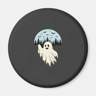 Halloween-Geist-Mond-Wald-Design_1 Magnet