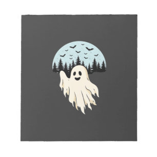Halloween-Geist-Mond-Wald-Design_1 Notizblock