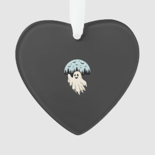 Halloween-Geist-Mond-Wald-Design_1 Ornament