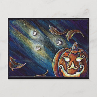 Halloween-Geist Postkarte
