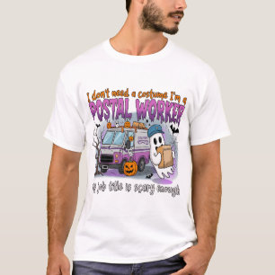 Halloween-Geist,Postmitarbeiter T-Shirt