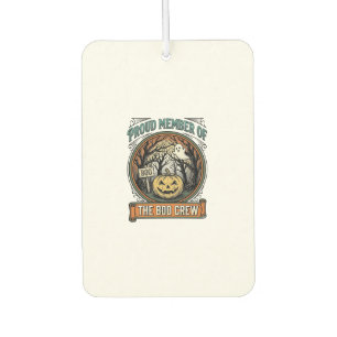 Halloween-Geist Stolz Mitglied Boo Crew Vintage Lu Autolufterfrischer
