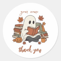 Halloween-Geist Süß Buchliebhaber Danke
