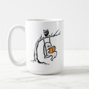 Halloween-Geist-Swing-Reading  Kaffeetasse
