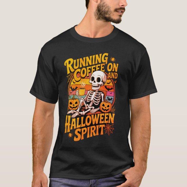 Halloween-Geist T-Shirt (Vorderseite)