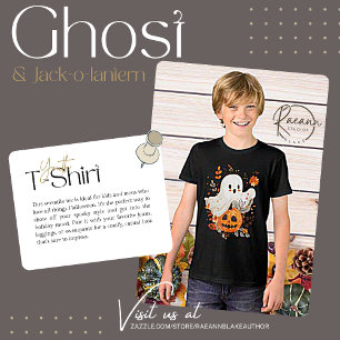Halloween-Geist und Jack-o-lantern Jugend T-Shirt Tri-Blend Shirt