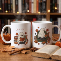 Halloween-Geist Vintage-Bücherliebhaber Benutzerna