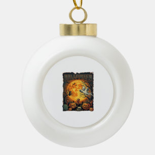 Halloween Geist Vollmond Jack Lanterns Zombie Han Keramik Kugel-Ornament