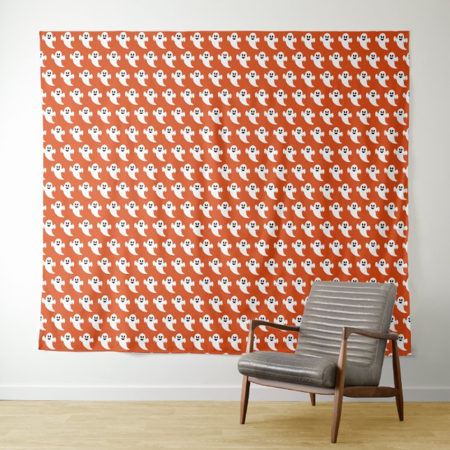 Halloween-Geist Wandteppich (Beispiel (Horizontal))