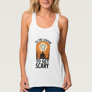Halloween-Geist wird gruselig Vintage-Spooky_1 Tank Top