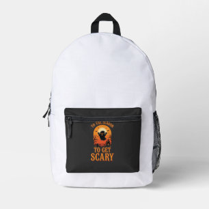 Halloween-Geist zur Saison, um gruselig zu sein_1 Bedruckter Rucksack