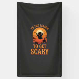 Halloween-Geist zur Saison, um gruselig zu werden_ Banner