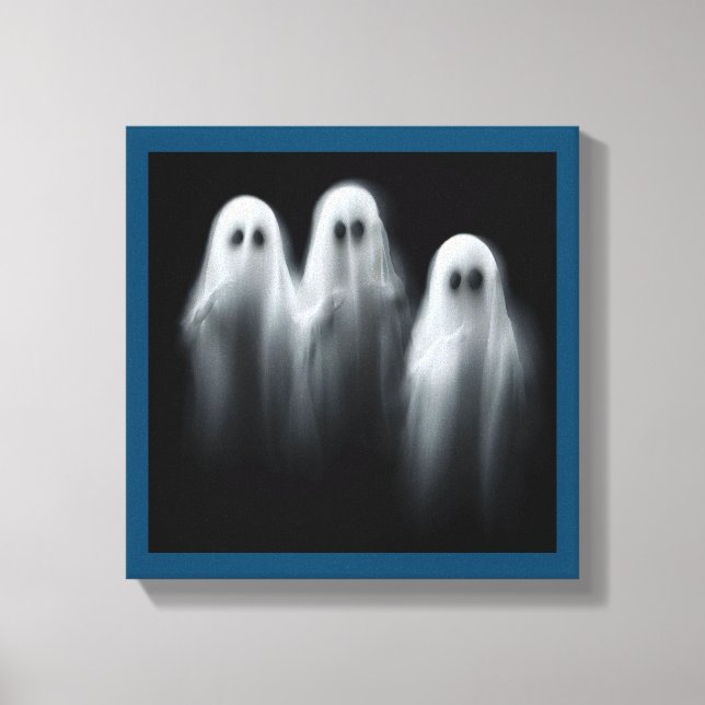 Halloween - Geister 1 Leinwanddruck (Vorderseite)
