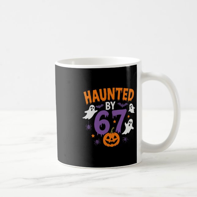 Halloween-Geister 67 Six Seven Meme 1 (16)  Kaffeetasse (Rechts)