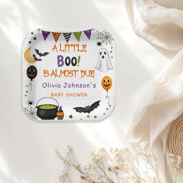 Halloween-Geister-Baby-Party Pappteller (Von Creator hochgeladen)