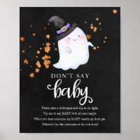 Halloween-Geister-Baby-Party „Sag nicht Baby“-Schi