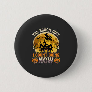 Halloween-Geister-Bankier-Hexe Button